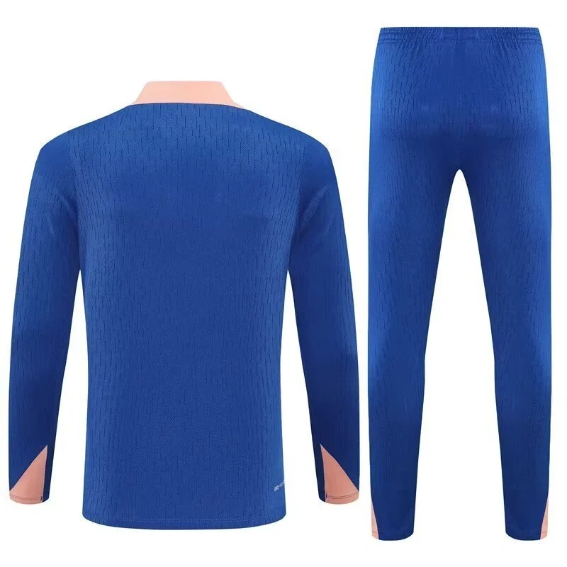 2025 France Blue Training Kits Long Football Track suits