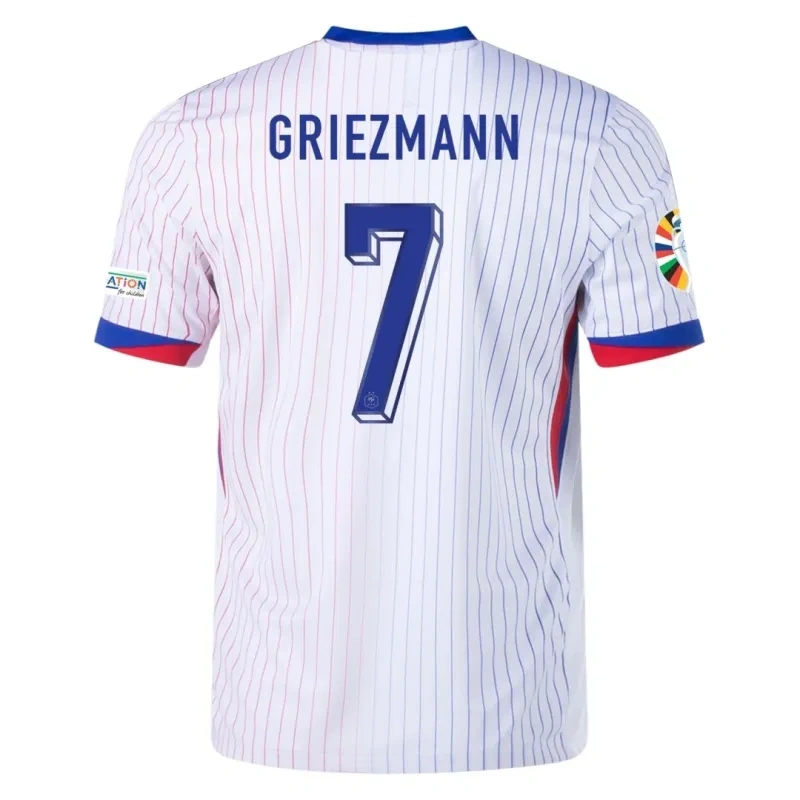 France Away Jersey Euro 2024 MBAPPE #10 GIROUD #9 GRIEZMANN #7 Soccer Apparel