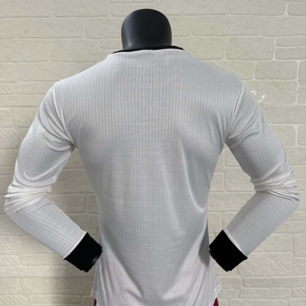 Germany 125th Anniversary Special Edition Long Sleeves Football Jersey White 2025/2026 Player Edition