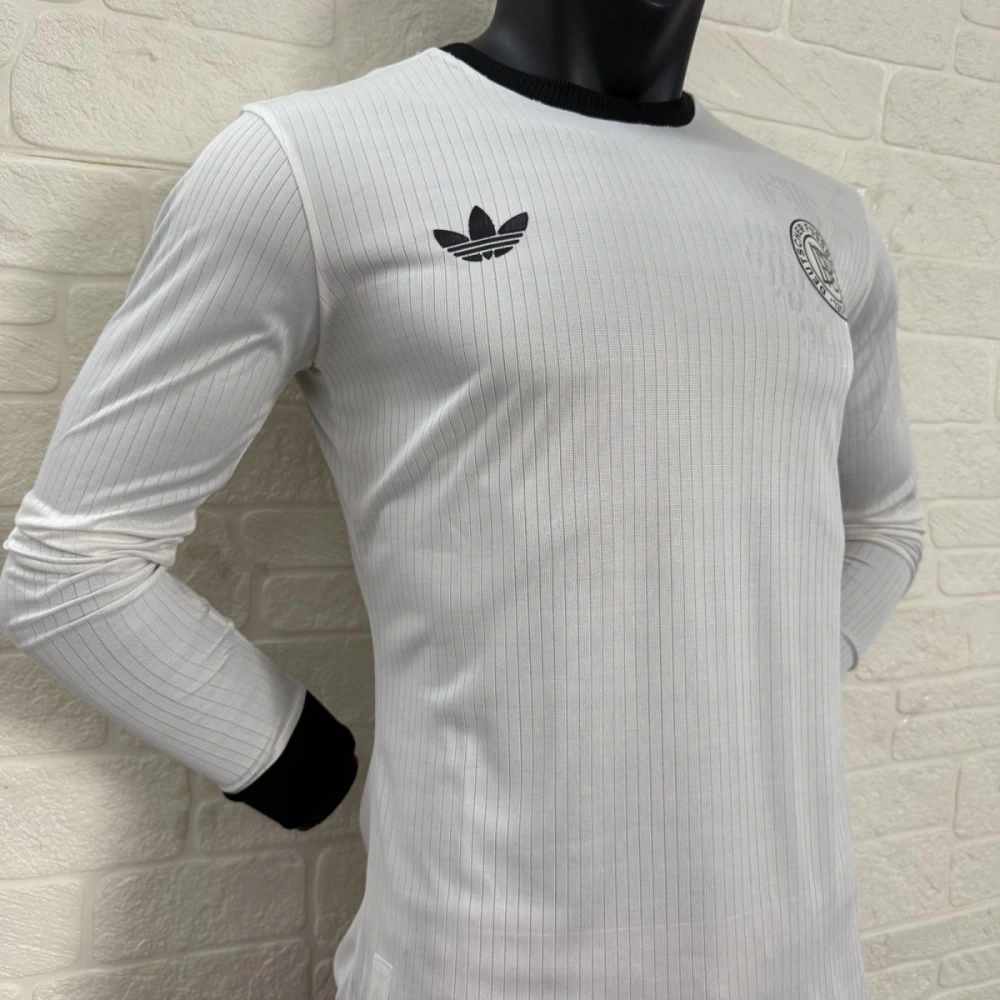 Germany 125th Anniversary Special Edition Long Sleeves Football Jersey White 2025/2026 Player Edition