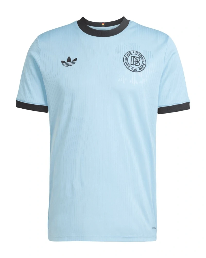 Adidas Germany 125th Anniversary Blue Goalkeeper Shirt Player Version 2025