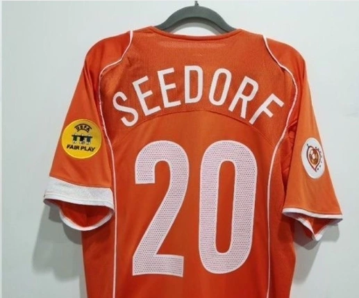 2004 Netherlands Home classic Retro commemorative Football jersey