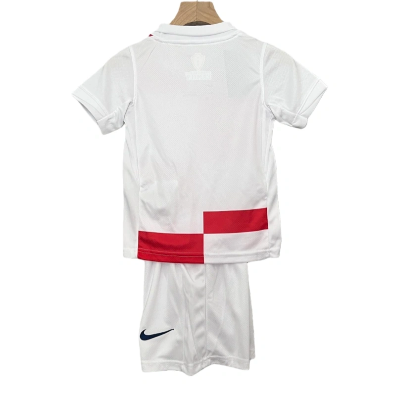 Croatia Home Kids Football Jersey Kit Euro 2024
