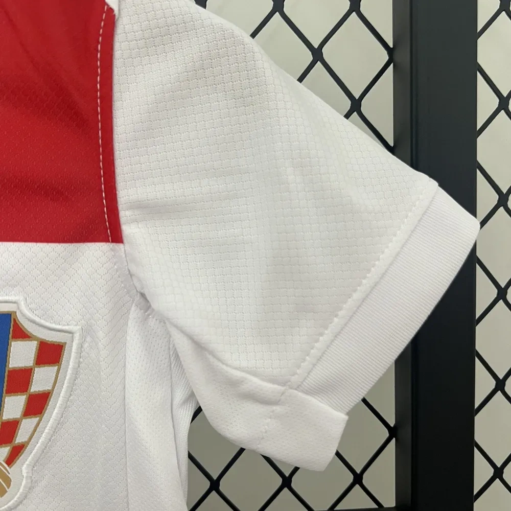 Croatia Home Kids Football Jersey Kit Euro 2024
