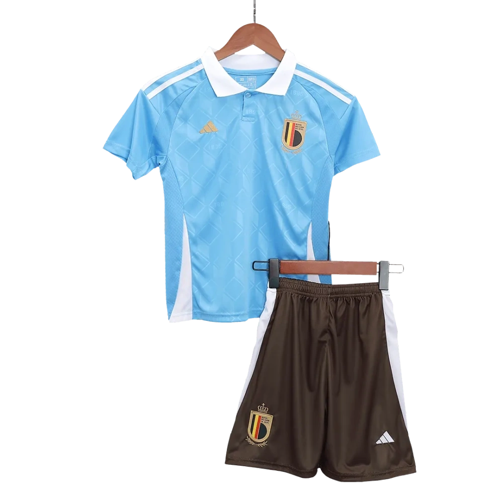 Kids Belgium Away Jersey Kit Euro 2024