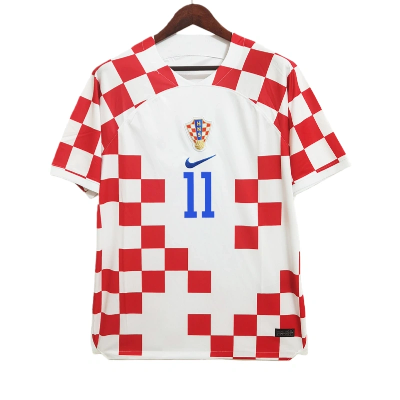 MODRlC #10 Croatia Retro Soccer jersey Home world cup 2022
