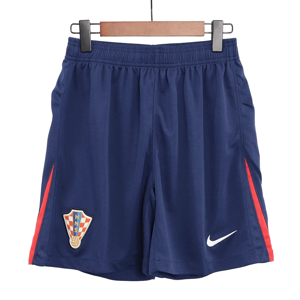 Men's Croatia Away Kit(Jersey+Shorts) Euro 2024