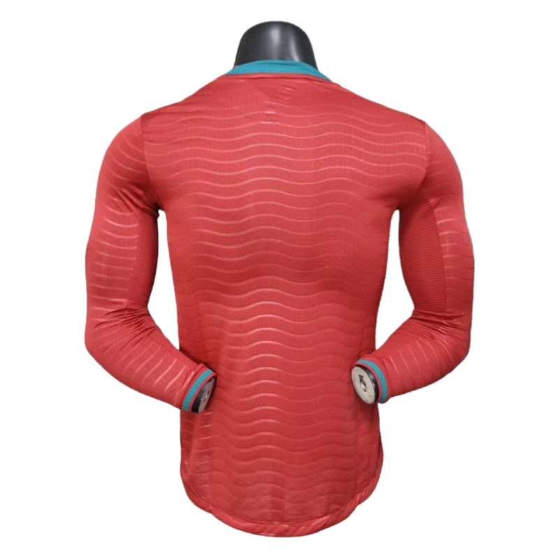 2026 Portugal World Cup Home Long Sleeve Football jersey Player version