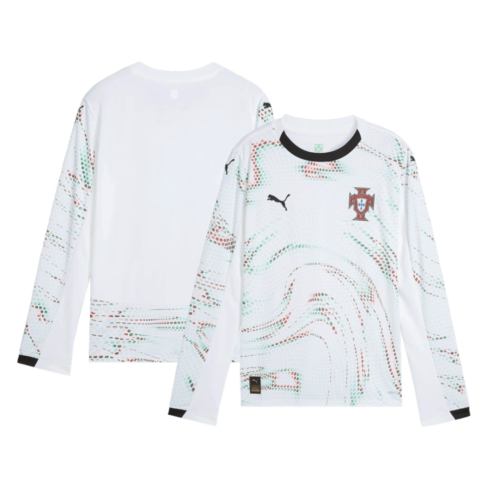 Portugal Long Sleeve Jersey Away Football Shirt 2025