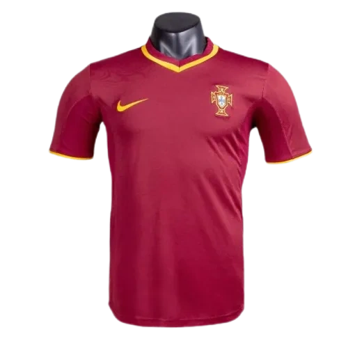 2000 Portugal Retro Soccer Jersey Home Replica Euro Cup