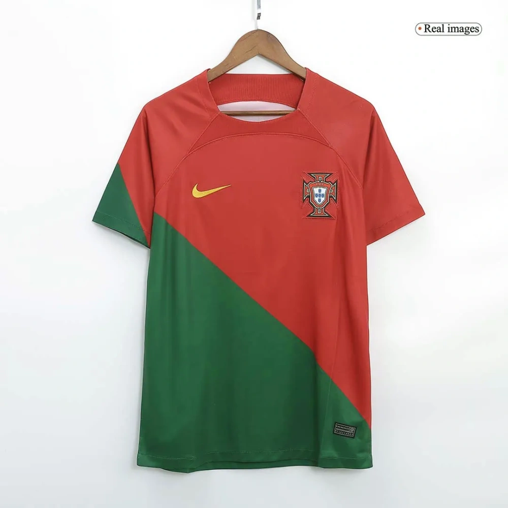 2022 Portugal Home Soccer Jersey Replica World Cup