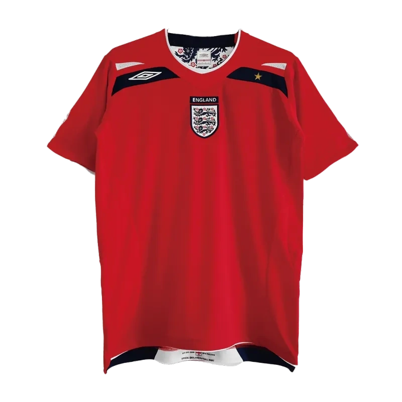 England Retro Soccer Jersey Away Replica 2008/10