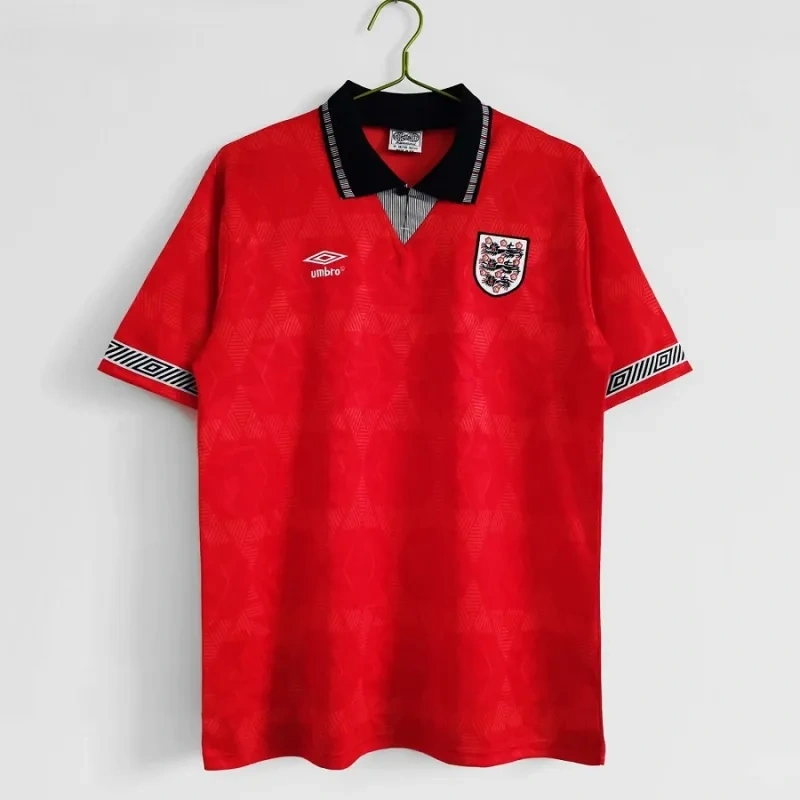1990 England Retro Jersey Away Replica World Cup