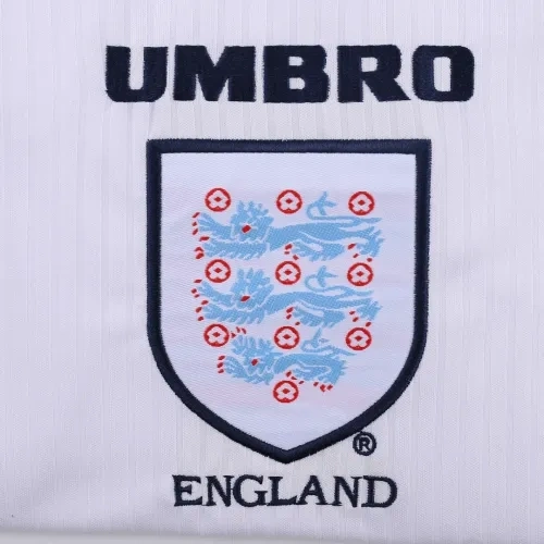 1998 World Cup England Home White Retro Jersey