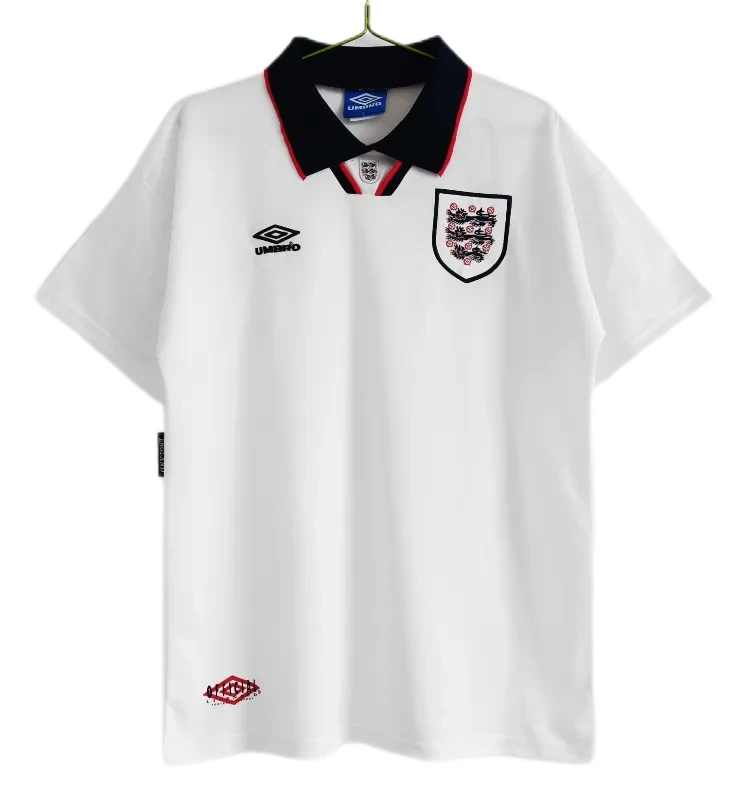 1994/95 England Retro Soccer Jersey Home Replica