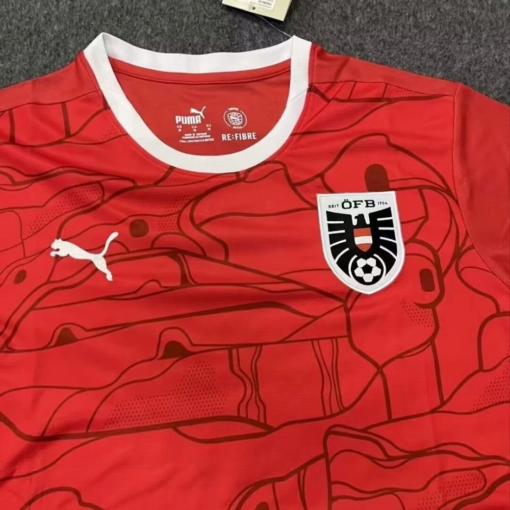2024 Austria Home Football Jersey Fan edition