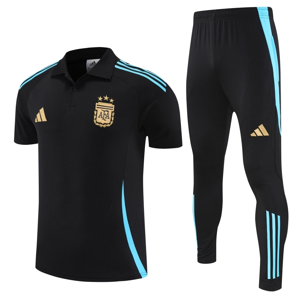 2025-26 Argentina Football jersey Training Kit (jacket+Pants) Blue