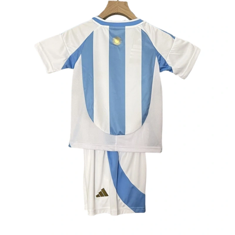 2024 Argentina Home Kid Kits Football Jersey