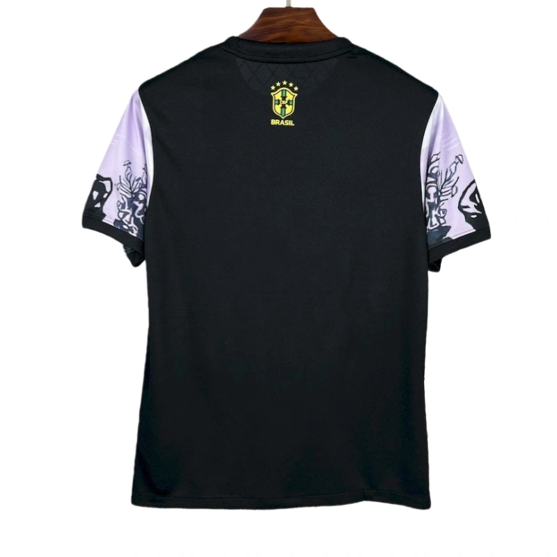 2025 Brazil Cristo Redentor White&Black Special Edition Football Shirt -Fan edition