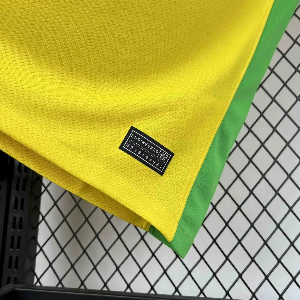 2025 Brazil Home Football jersey Fan edition