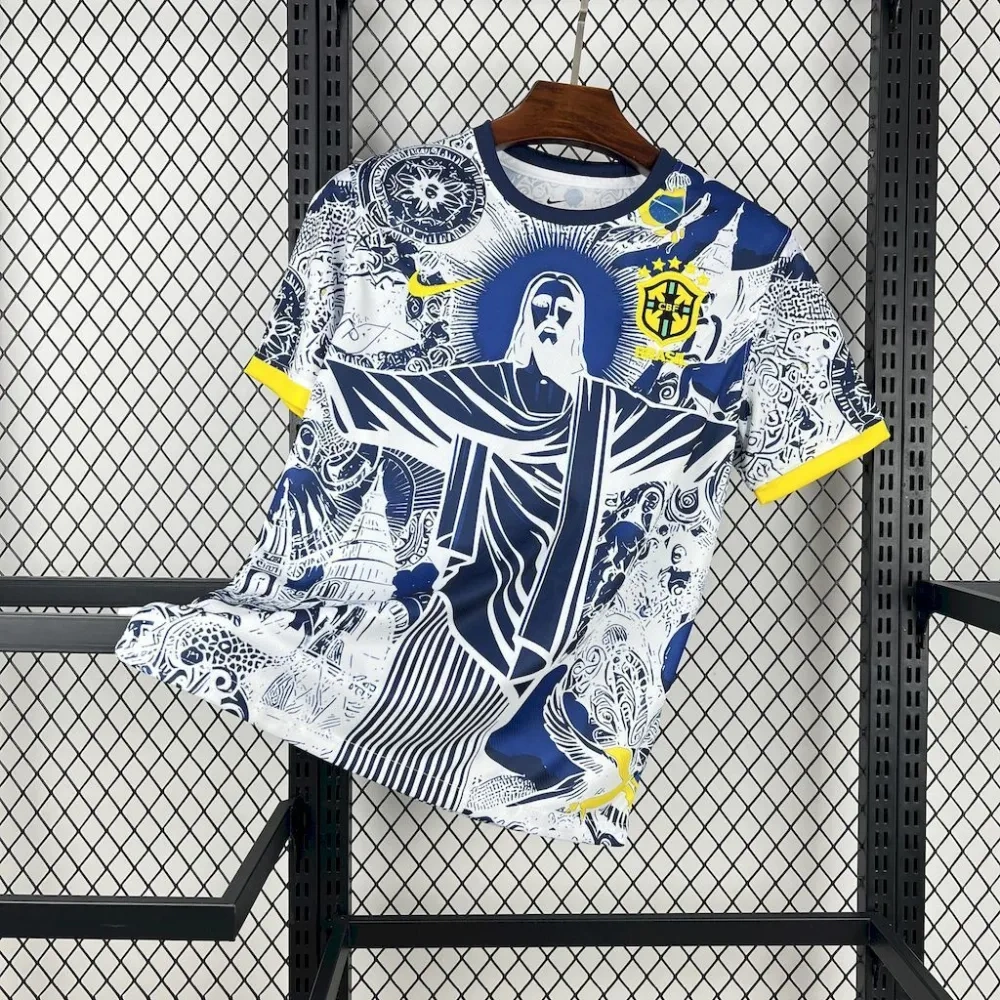 2025 Brazil X Christ Special Edition Football Shirt -Fan edition