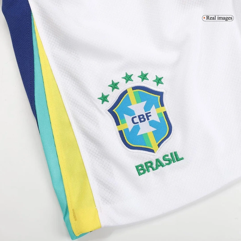 Brazil Soccer Shorts Custom Away 2024