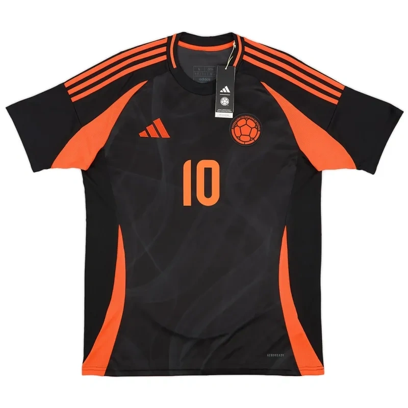 Colombia Nation Away James #10 L.Díaz #7 Football Jersey Copa America 2024
