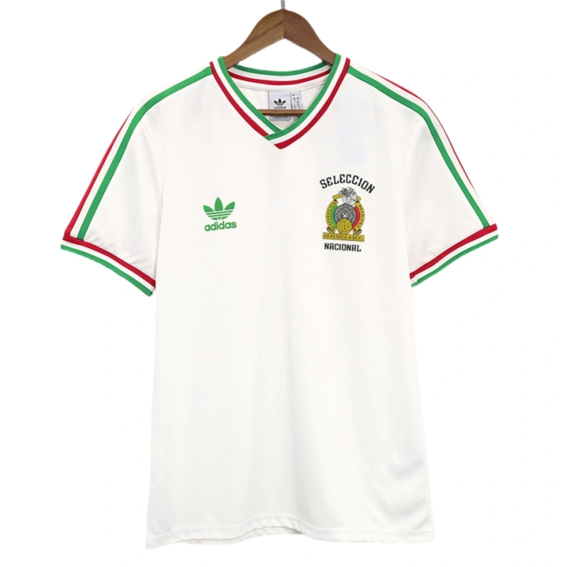 Adidas Mexico Retro Jersey Soccer Shirt 1985