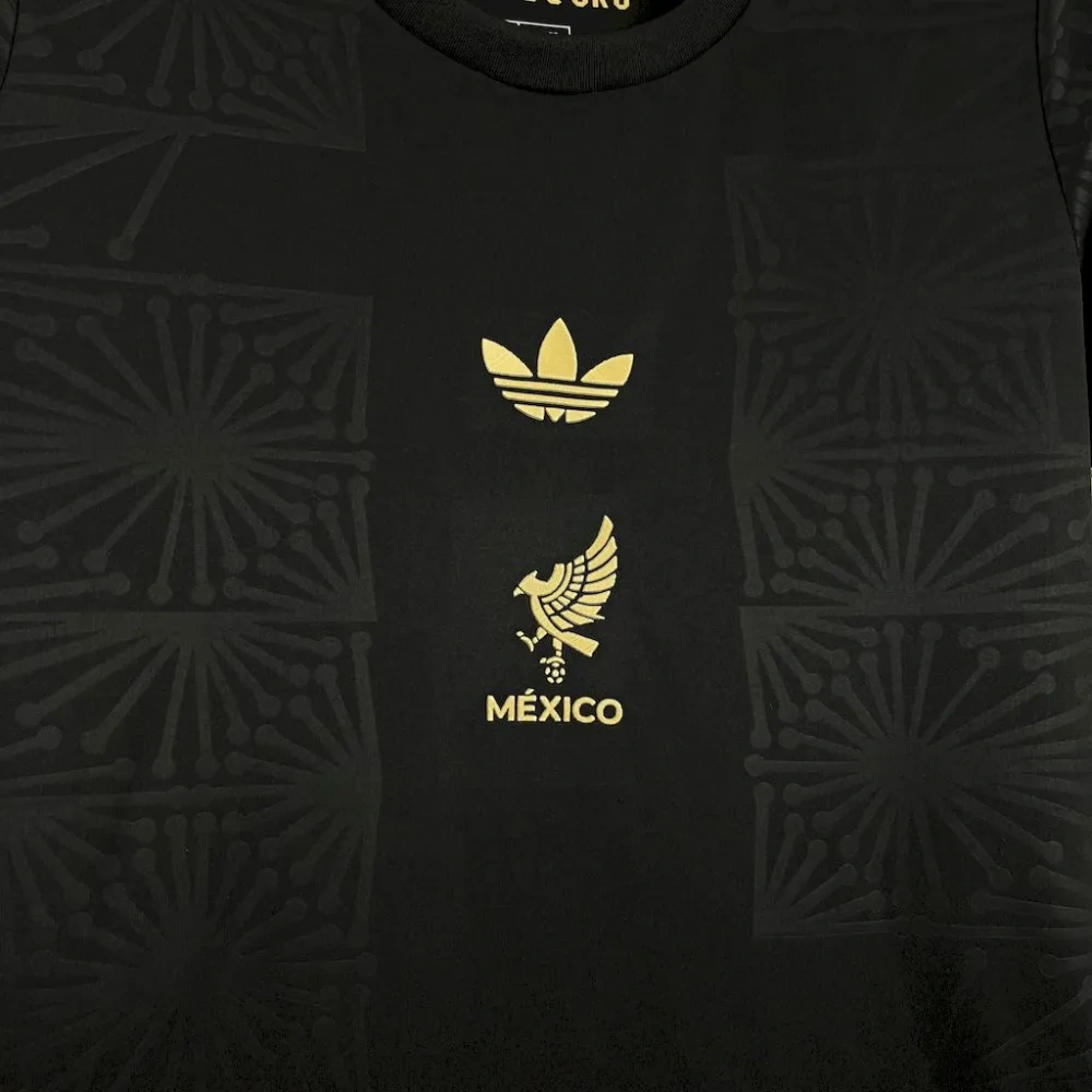 Adidas Women Mexico Third Jersey Kit Gold Cup 2025
