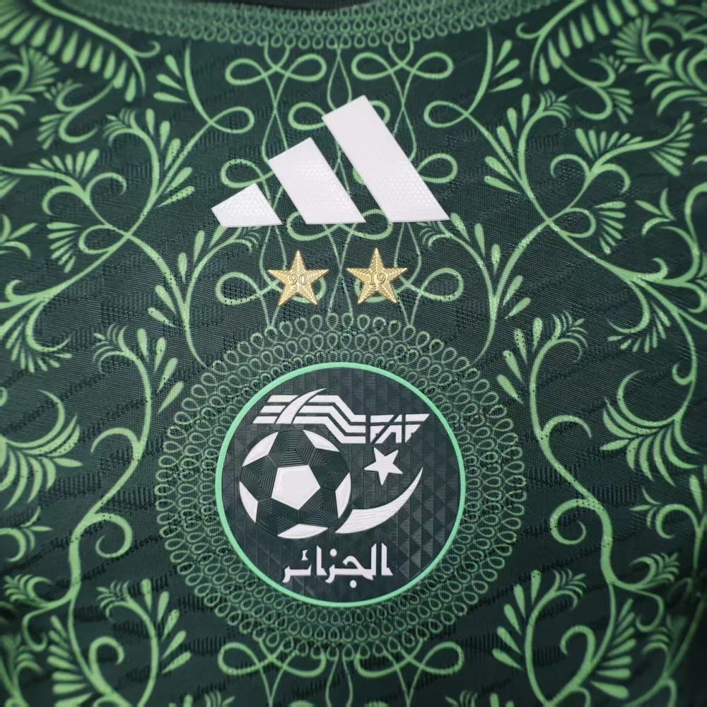 Algeria 2025-26 Green Special Edition Football Shirt Player Edition