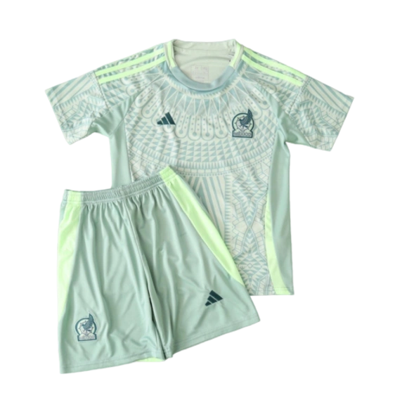 Kids Mexico Adidas Copa América Away Soccer Kits 2024