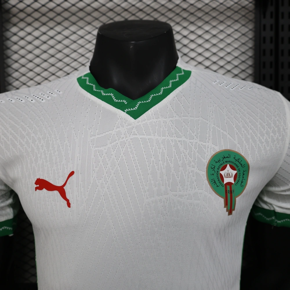 2025 Morocco Away Soccer Shirt Player Version