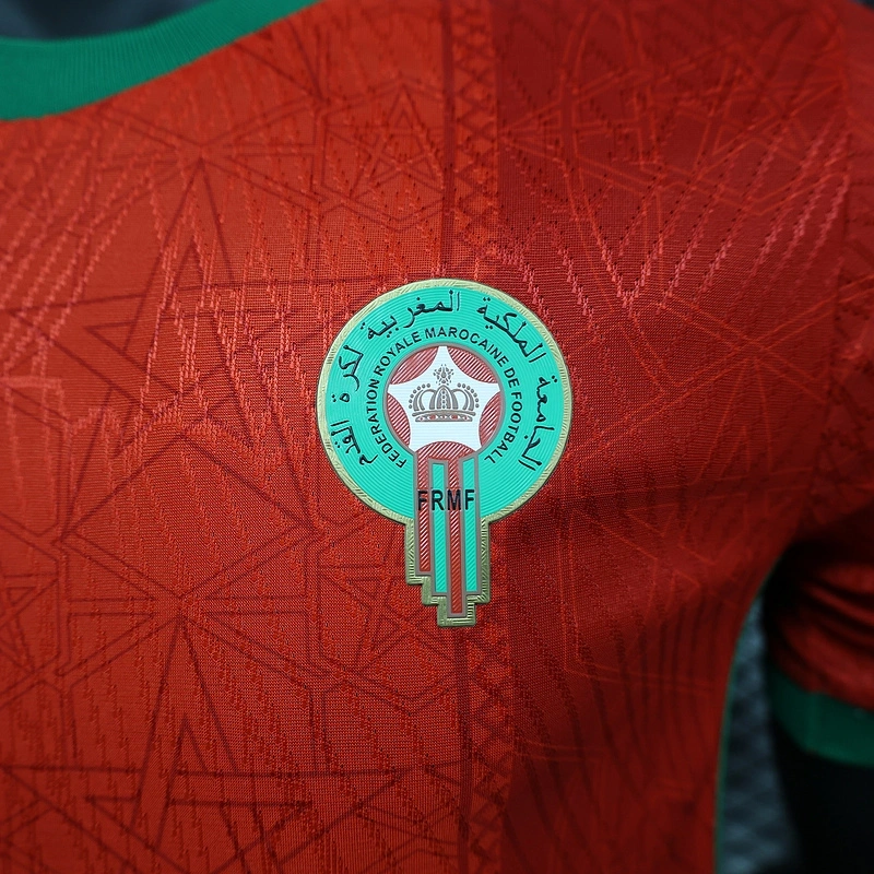 2025 Morocco Home Soccer Shirt Player Version