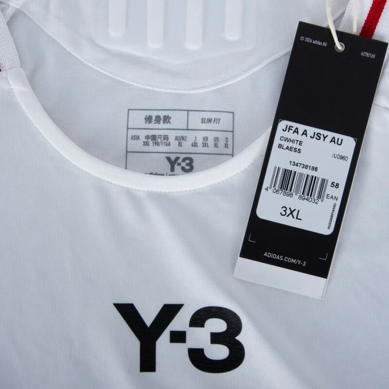 Japan 2024-25 x Y3 Authentic Away Football Shirt Player version