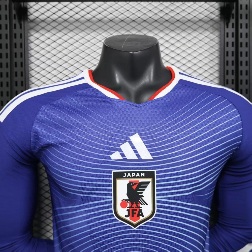 Japan 2026 World Cup Home Long Sleeve Football jersey Player version