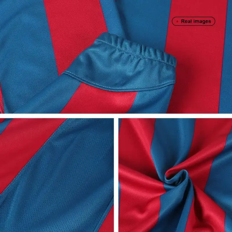 2005/06 Barcelona Retro Long Sleeve UCL Edition Home Jersey