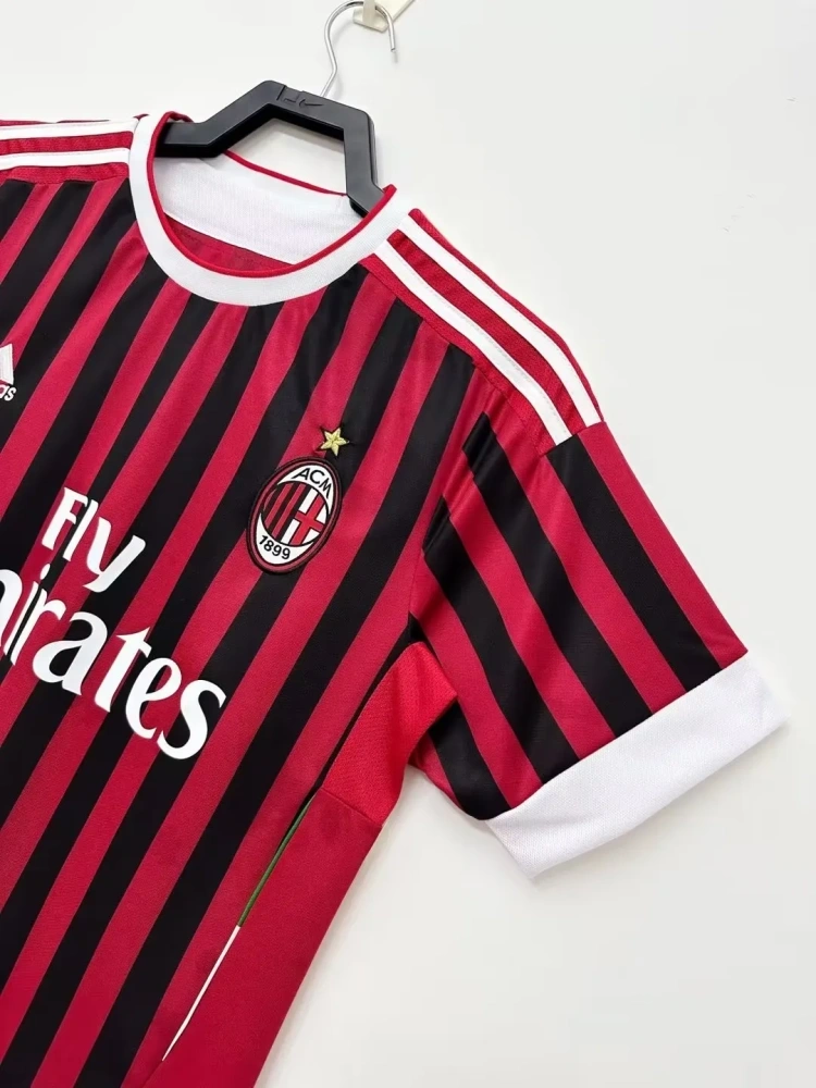 11-12 AC Milan Retro Jersey Home