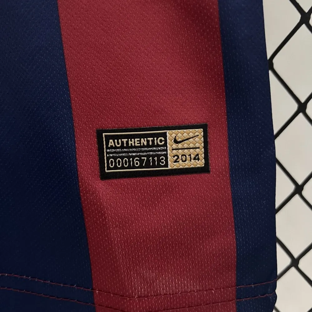 14-15 Barcelona Home Retro Kids Kit Football Jersey