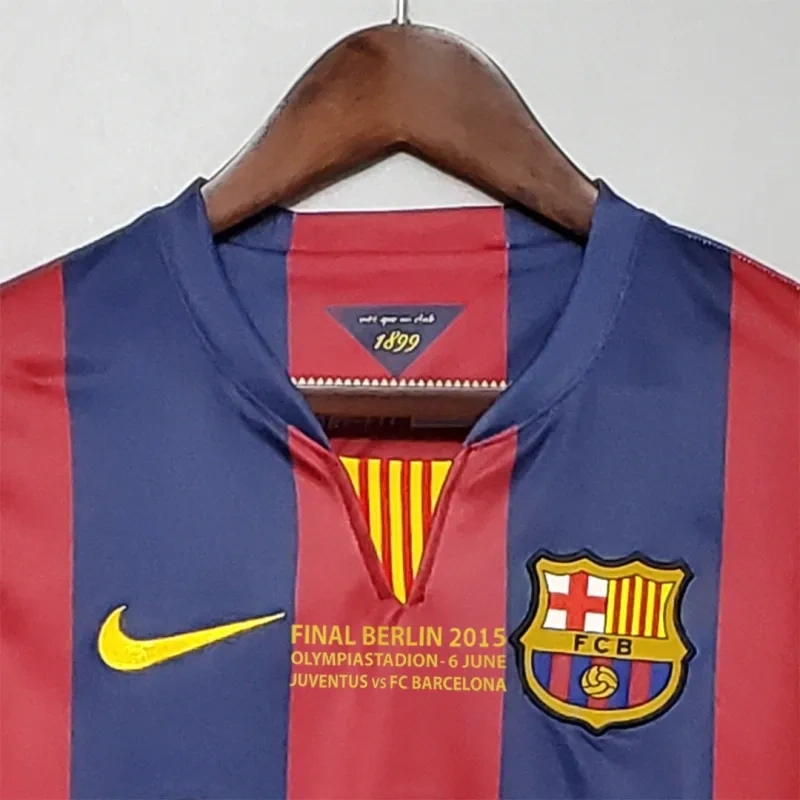 14-15 Barcelona Messi #10 Neymar Jr #11 Retro Jersey Home