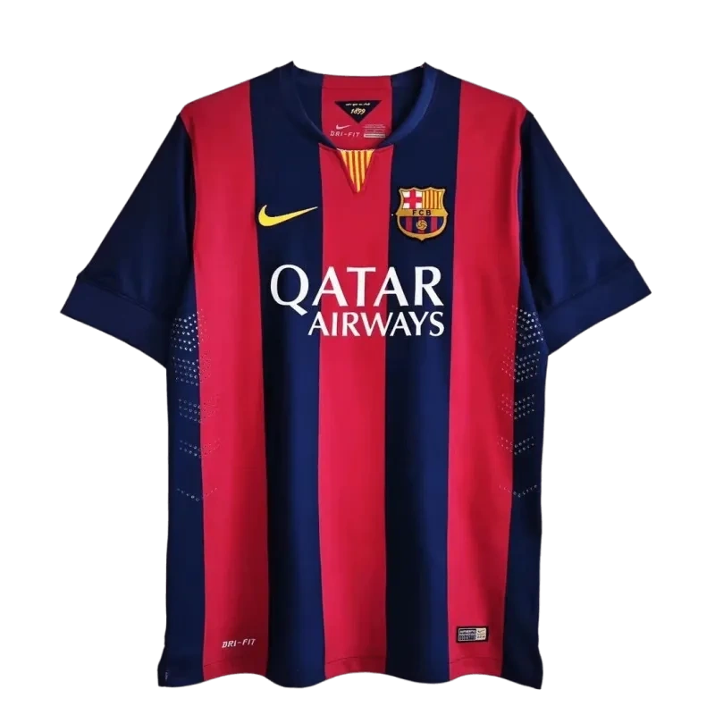14-15 Barcelona Messi #10 Neymar Jr #11 Retro Jersey Home