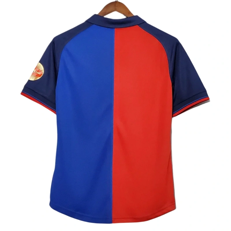 1999/2000 Retro Barcelona Home 100th Anniversary Version Football