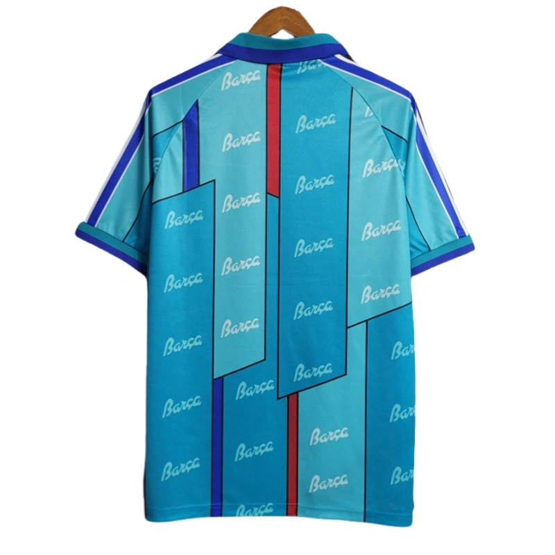 96-97 Barcelona Retro Away Soccer Shirt