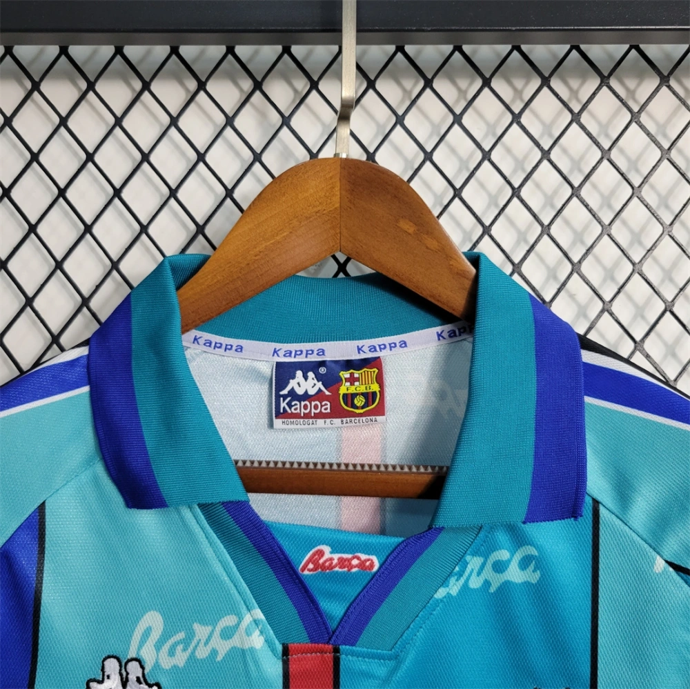 96-97 Barcelona Retro Away Soccer Shirt