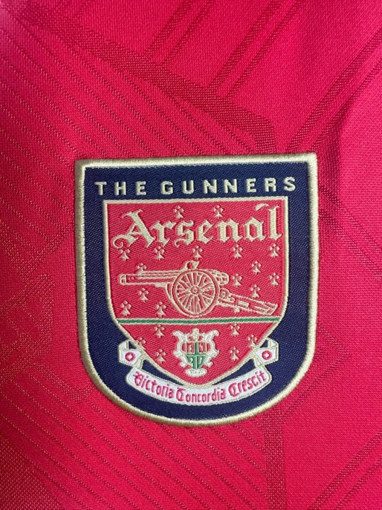 Arsenal Retro Long Sleeve Home Football Shirt 1996-1997