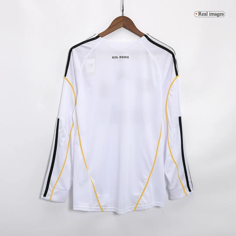2009/10 Real Madrid Retro Home Long Sleeve Jersey