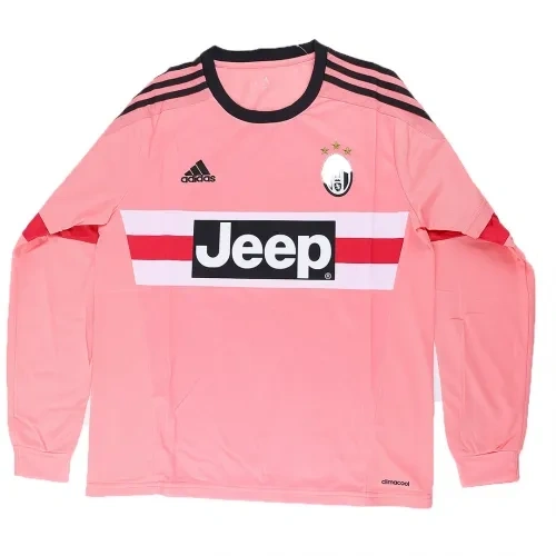 15-16 Juventus Retro Long Sleeve Jersey Away