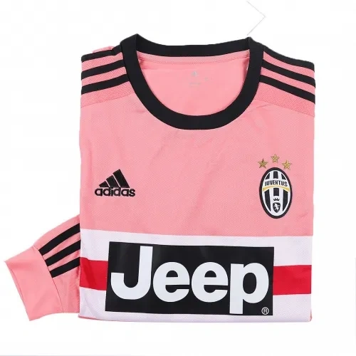 15-16 Juventus Retro Long Sleeve Jersey Away