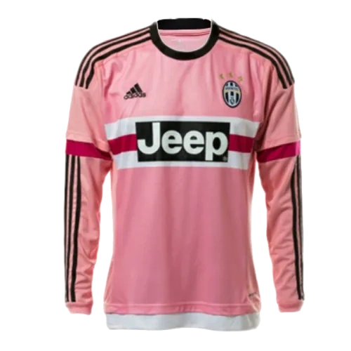 15-16 Juventus Retro Long Sleeve Jersey Away