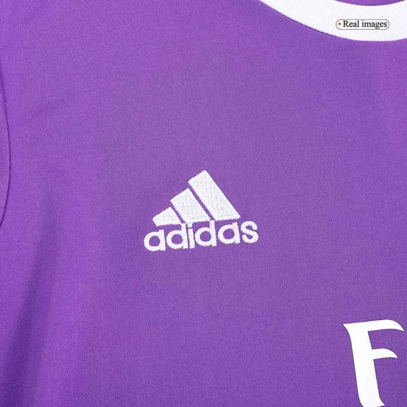 16-17 Real Madrid Retro Long Sleeve Jersey Away
