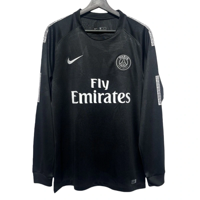 17-18 PSG Retro jersey Third Away Long Sleeve Soccer Shirt Fan version
